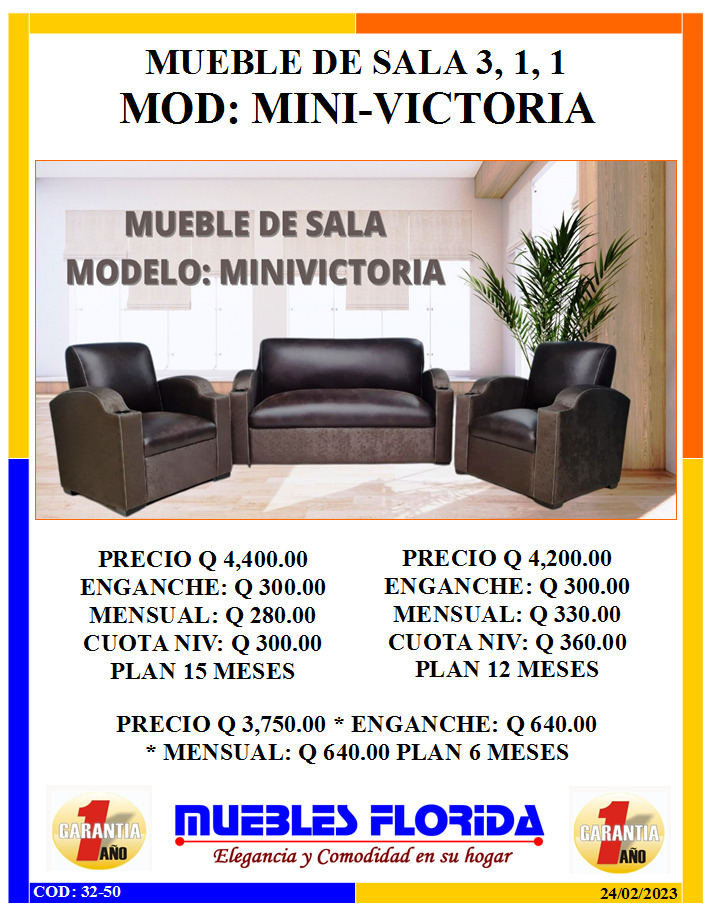 MUEBLE DE SALA MINIVICTORIA